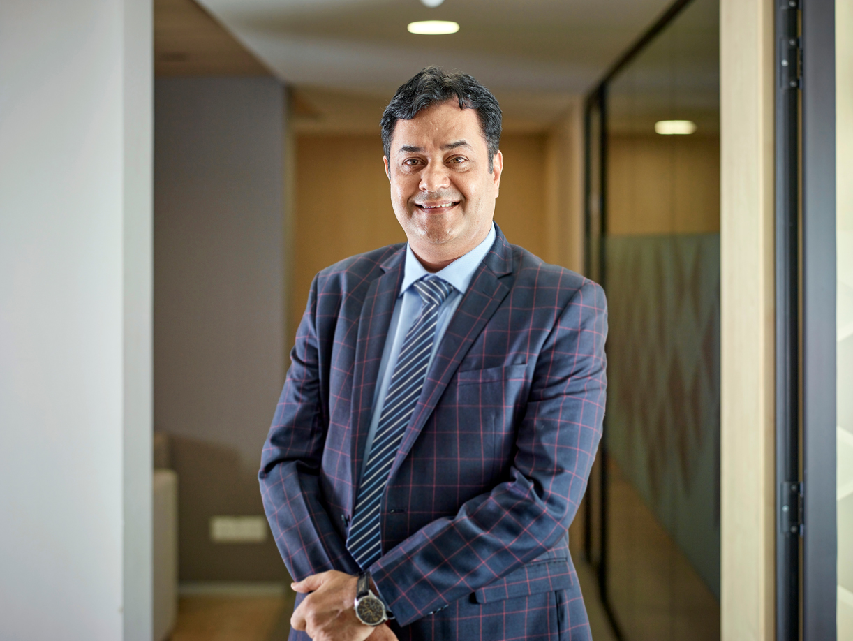 Commercial Executive Image of Rajeev, CEO, Hyundai Construction, Pune, Maharashtra for an International Magazine By Arindom Chowdhury