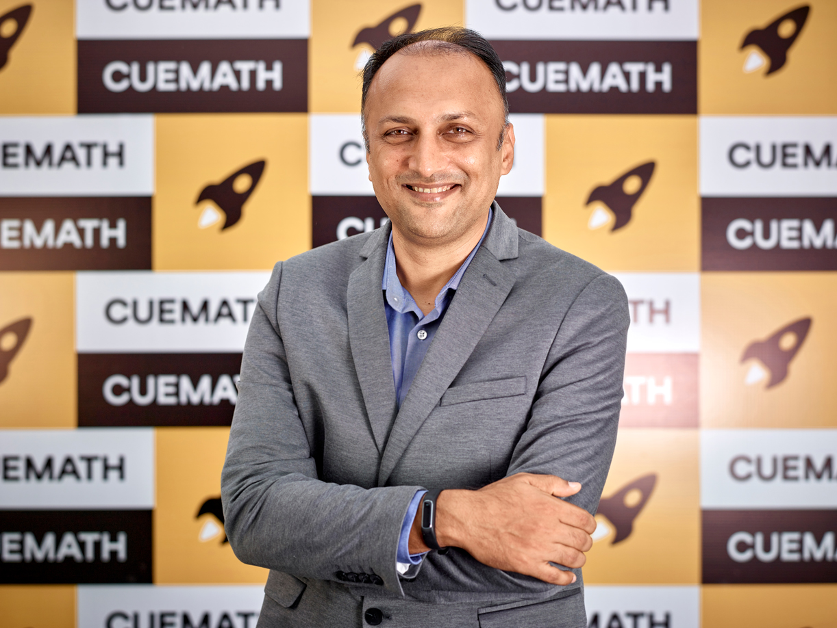 Professional Corporate Headshot Photography of  Founder, CueMath, Bangalore for an International Media By Arindom Chowdhury 