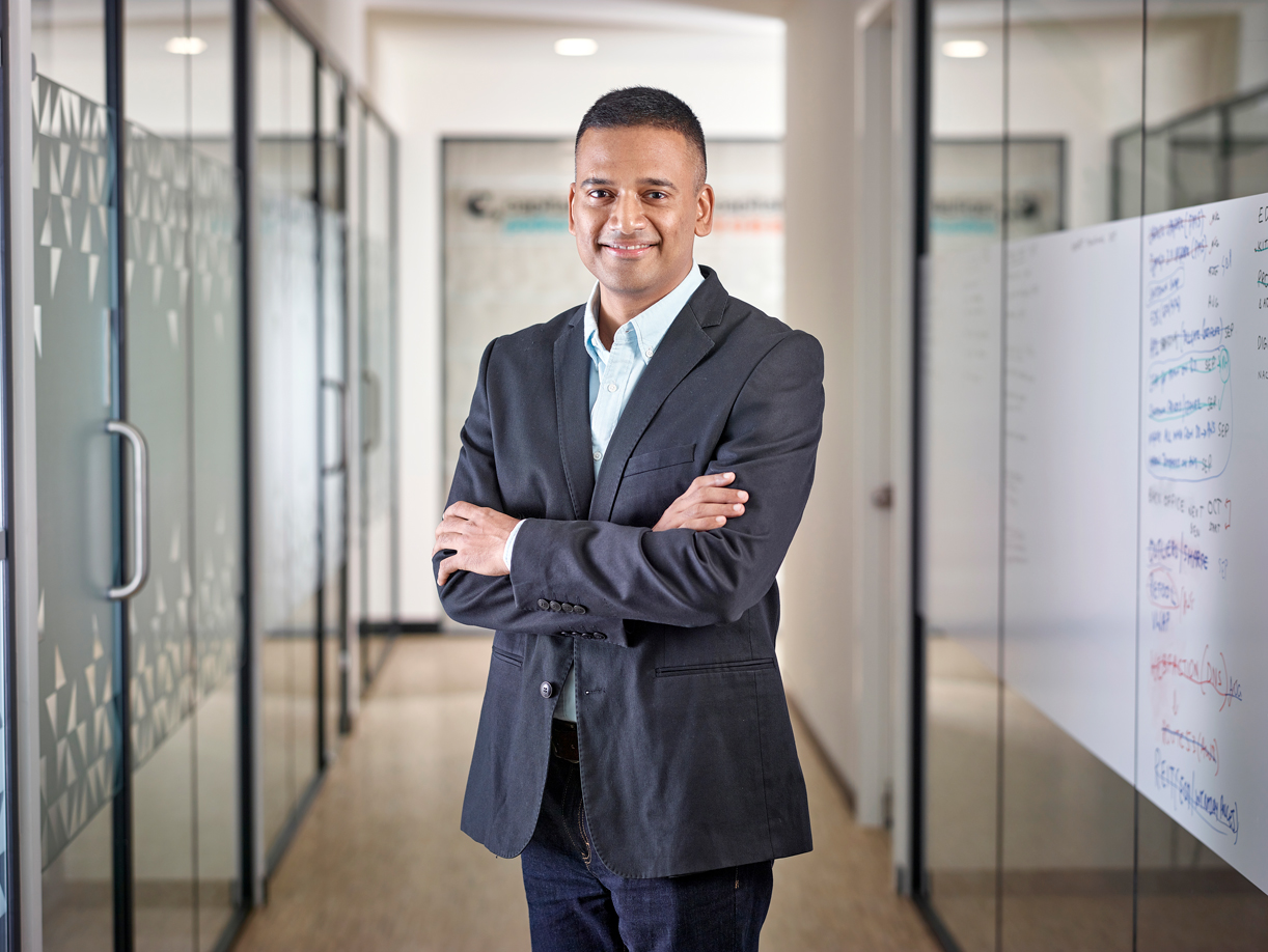 Candid Corporate Photography of Founder Capital Mind, Bangalore for an International Media By Arindom Chowdhury