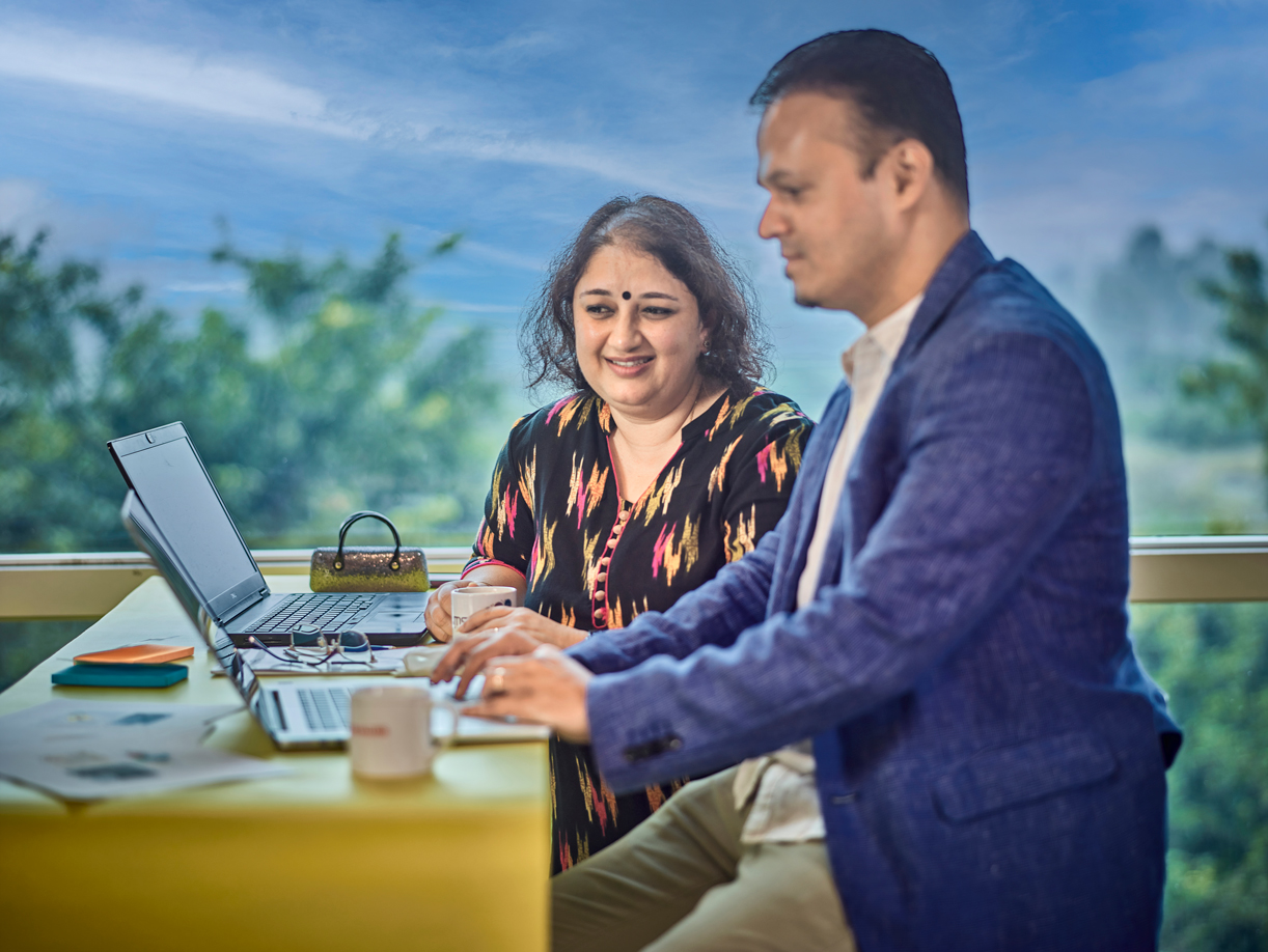 Creative Corporate Candid Lifestyle Portrait of Exectives, MSG Global, a software organisation @ Bangalore Image for a MultiNational Organisation By Arindom Chowdhury