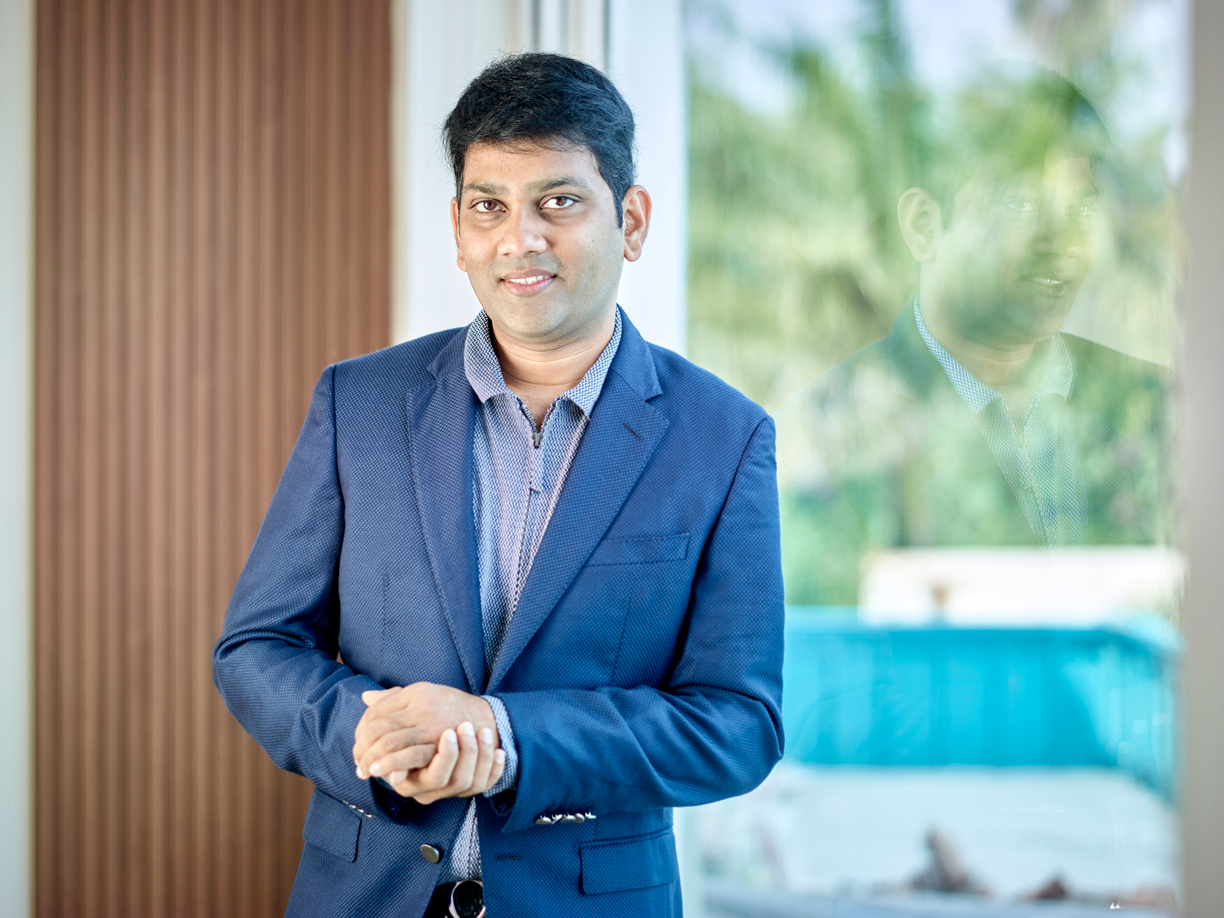 Commercial Business Portrait of CEO, Nekkanti Sea Food, Rajamundry, Andhra Pradesh for an International Media By Arindom Chowdhury