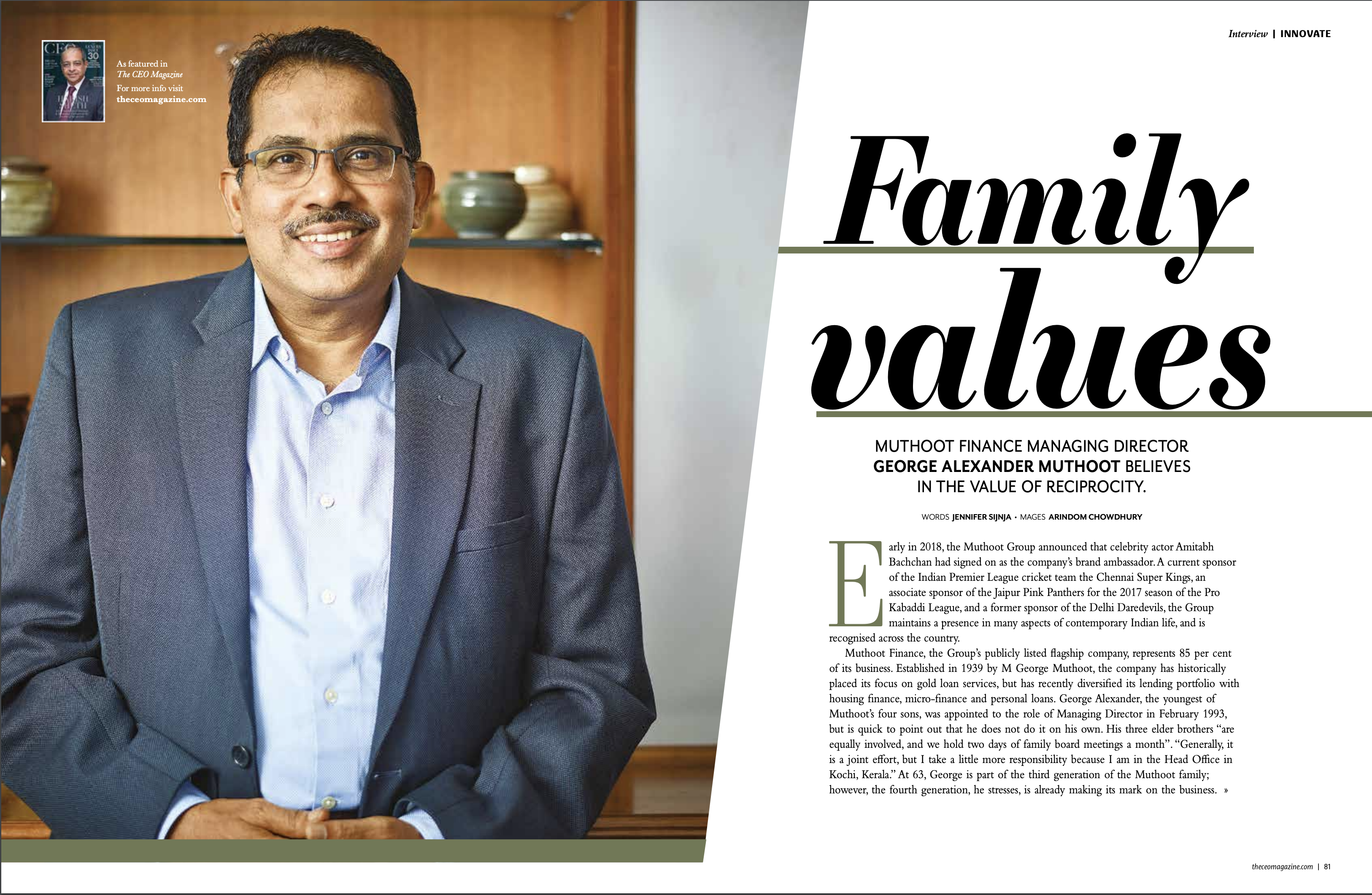 Managing Director, Muthoot Finance