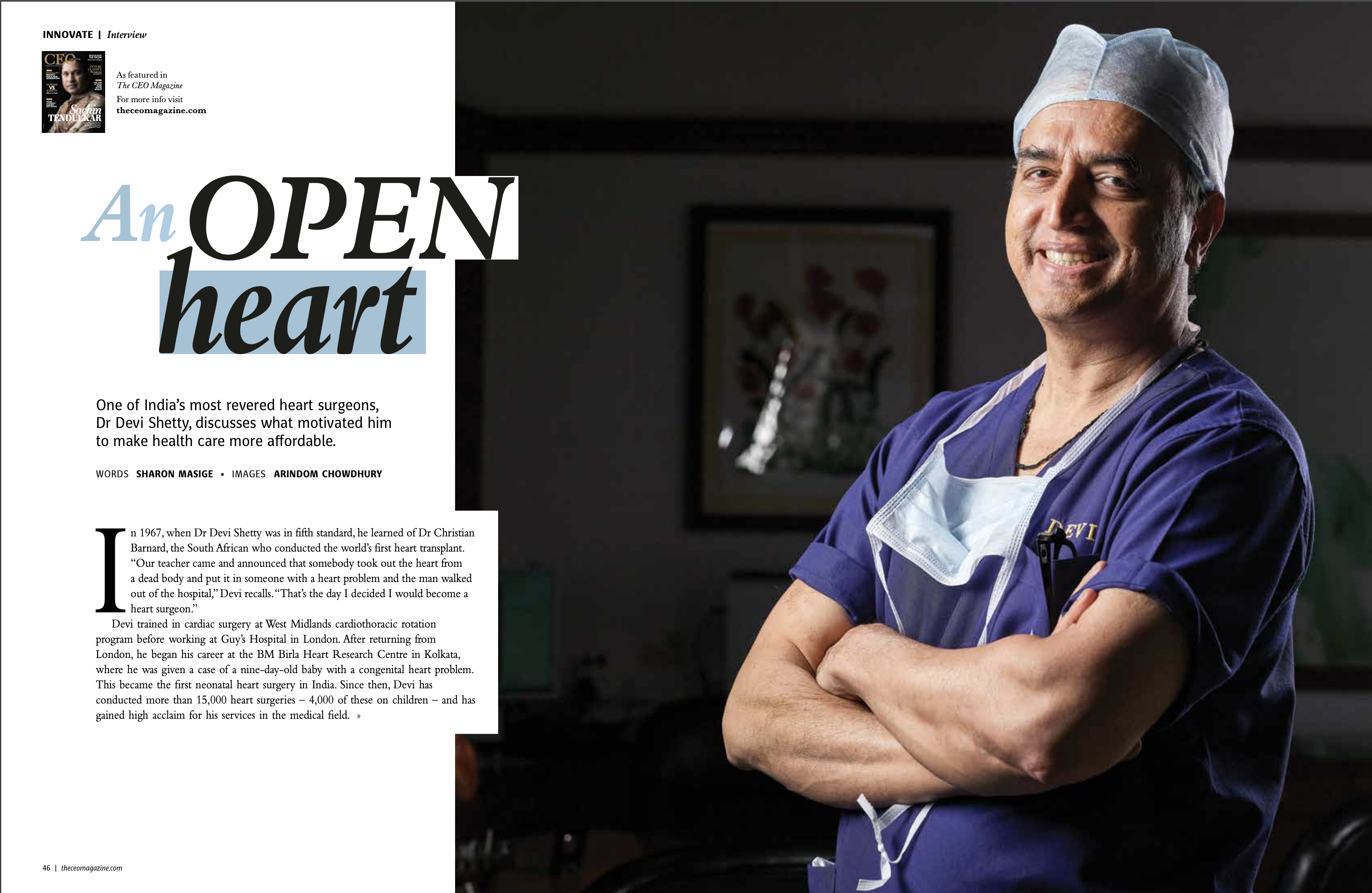 One of India’s most revered heart surgeons, Dr Devi Shetty