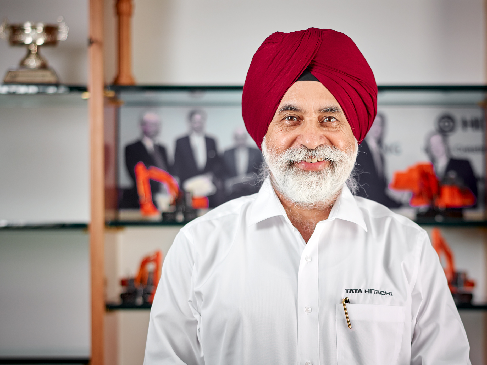 Corporate portrait of MD, Tata Hitachi