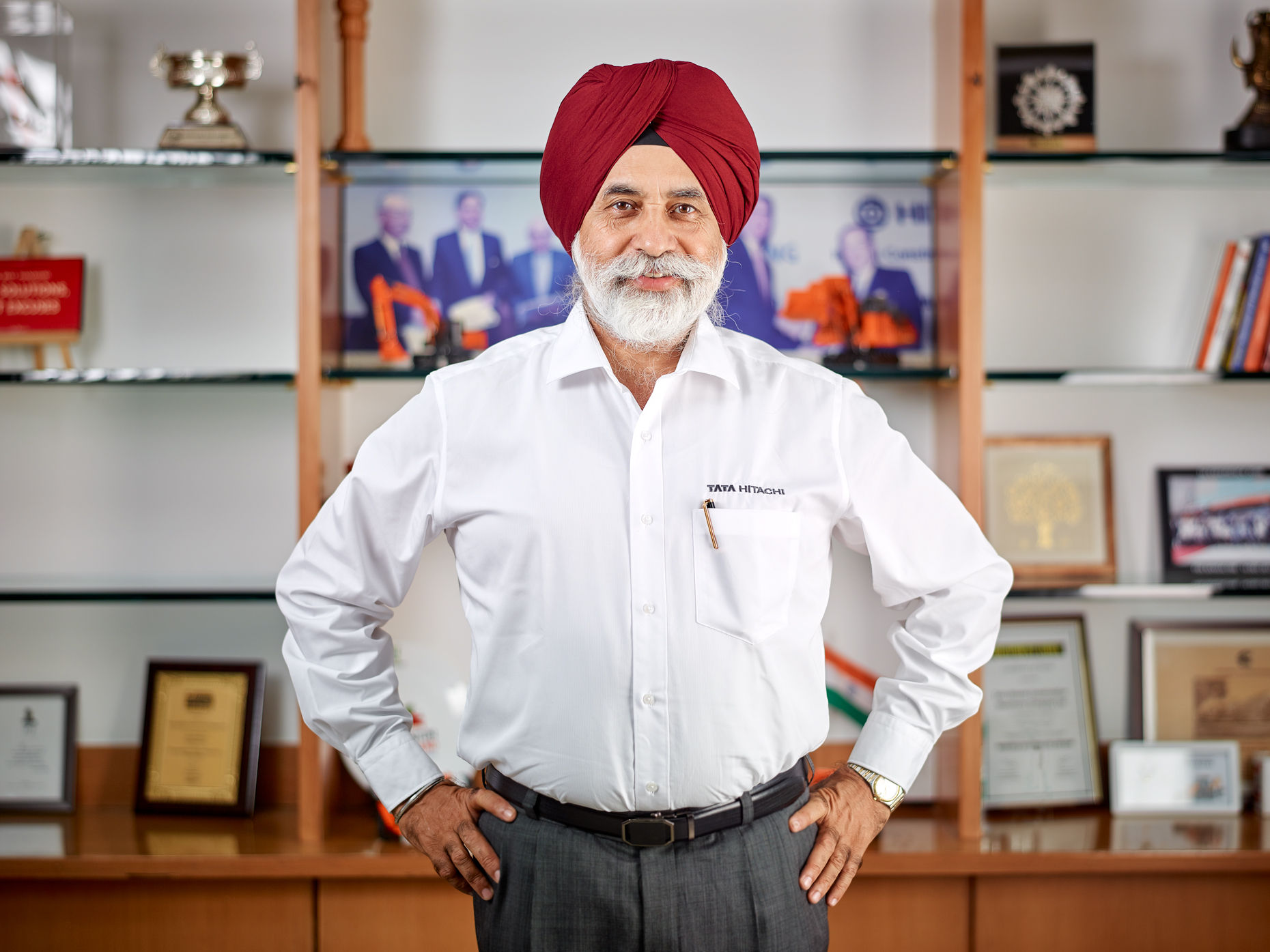 Corporate portrait of MD, Tata Hitachi