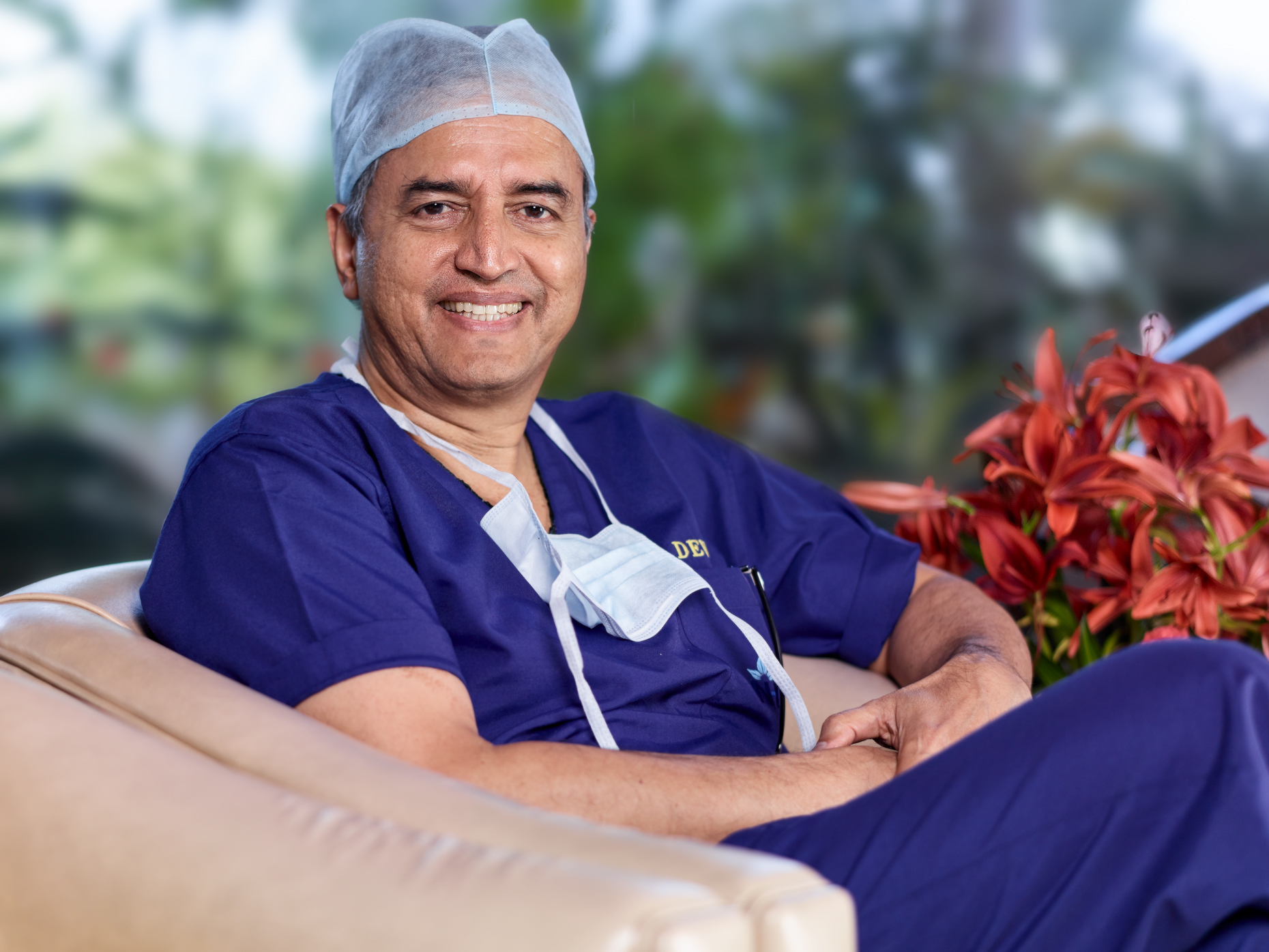 Creative Corporate Portrait for THE CEO MAGAZINE, of Dr. Devi Shetty, By Arindom Chowdhury